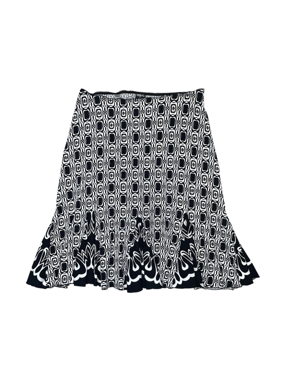 Tribal Black and White Skirt